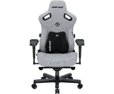 Žaidimų kėdė AndaSeat Kaiser 3 PRO XL, pilkos spalvos, medžiaga: audinys