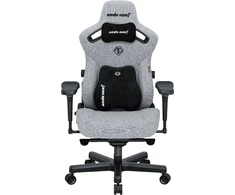 Žaidimų kėdė AndaSeat Kaiser 3 PRO XL, pilkos spalvos, medžiaga: audinys