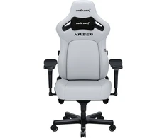 Žaidimų kėdė AndaSeat Kaiser 4 XL, baltos spalvos, medžiaga: eko oda