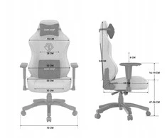 Žaidimų kėdė AndaSeat Phantom 3 L, juodos spalvos, medžiaga: audinys