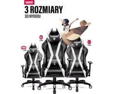 Žaidimų kėdė Diablo X-Horn 2.0 Gaming Chair Normal, Juodos/Baltos