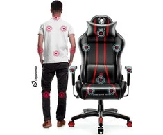 Žaidimų kėdė Diablo X-One 2.0 Gaming Chair King, Juodos/raudonos spalvos