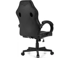 Žaidimų kėdė SENSE7 Prism, Juoda (odinė)