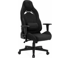 Žaidimų kėdė Sense7 Vanguard fabric Gaming Chair, Juoda