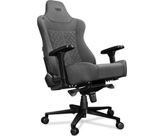 Žaidimų kėdė Yumisu 2052 Fabric Gaming Chair, Pilka
