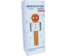 Wk Zabawki Mikrofonas W&amp;K Žaislų mikrofonas JYWK369-1 Auksas
