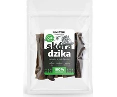 Usorteret UNISZKI Wild boar skin - dog treat - 100g