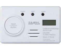 Baterijomis maitinamas anglies monoksido detektorius - Zamel CTW-06
