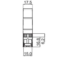 Zamel Laiko siųstuvas 16A 1NO / NC 230V AC PCM- 02