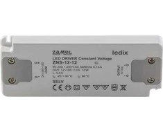Zamel LED maitinimo šaltinis Slim 12V DC 12W ZNS- 12- 12 (LDX10000137)