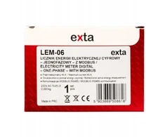 Zamel Vienfazis elektros energijos skaitiklis MODBUS tiesioginis matavimas iki 45A LEM-06
