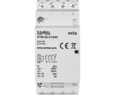 Zamel Modulinis montavimo kontaktorius 25A 3Z+1R 24V AC/DC tipas: STM-25-31/24V EXT10000293