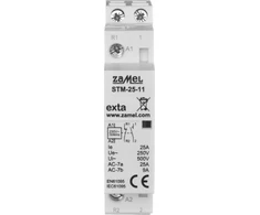 Zamel Modulinis montavimo kontaktorius 25A 1Z+1R 230V kintamosios srovės tipas: STM-25-11 EXT10000290