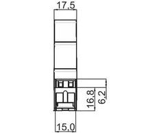 Zamel Montavimo komutatorius I-0-II 230V PIM-03