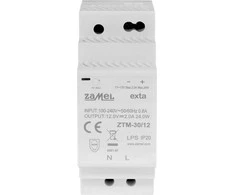Zamel Perjungiamas maitinimo šaltinis montuojamas ant TH-35 (DIN) bėgio, 30W, 12V DC tipas: ZTM-30/12 EXT10000281