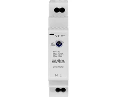 Zamel Perjungiamas maitinimo šaltinis montuojamas ant TH-35 (DIN) bėgio, 15W, 12V DC tipas: ZTM-15/12 EXT10000279
