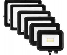 Zamel prožektorius Zamel Solis prožektorius LNS10000005 20W 230V IP65 neutralus baltas NAS-20WN juodas
