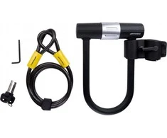 Dviračio spyna U-lock ir trosas Dunlop