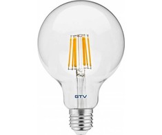 LED lemputė su kaitrinės lemputės 8W 880Lm 4000K G95 E27 240V 360St Ld-G95Fle8-40 Gtv