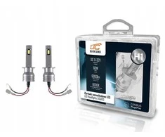 „Żarówki“ LED LTC Sidabrinis serijos „Plug&amp;Play“ H1 DC 9-32Vmax 60W 6000LM vienetas, 2 vnt.
