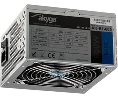 Akyga Basic ATX maitinimo šaltinis 600W AK-B1-600 Fan12cm P4 3xSATA PCI-E