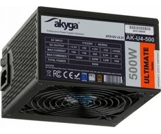 Akyga Ultimate ATX maitinimo šaltinis 500W AK-U4-500 80 PLUS bronzinis PCI-E PFC