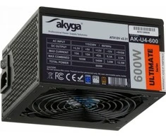 Akyga Ultimate ATX maitinimo šaltinis 600W AK-U4-600 80 PLUS bronzinis PCI-E PFC