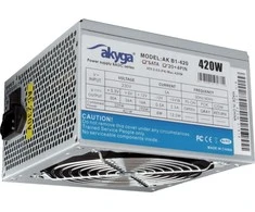 AKYGA AK-B1-420 Basic ATX maitinimo šaltinis 420W AK-B1-420 Fan12cm P4 3xSATA