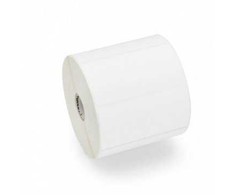 Zebra Termo etiketės 32x19/3400 vnt. 25Z-PERFORM 1000T REMOVABLE išorinė ritė balta spalva užapvalintais kampais perforacija