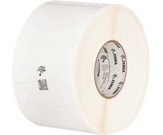 Zebra LABEL, POLYETHYLENE, 102X51MM, THERMAL TRANSFER, POLYE 3100T GLOSS, PERMANENT ADHESIVE, 76MM CORE
