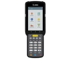 Zebra MC3390XR UHF RFID pistoletas, linijinis antenos, 802.11 A/B/G/N/AC, SE4850 išplėstinio diapazono 2D vaizdo ieškiklis, 38 klavišai, išplėstinės talpos baterija, GMS, 4 GB / 32 GB, ETSI