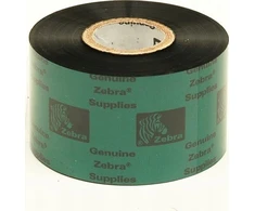 „Zebra Resin“ juostelė, 40 mm x 450 m (1,57 x 1476 pėdos), 5095; Didelio našumo, 25 mm (1 colio) šerdis, 6 / dėžutė
