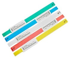 Zebra WRISTBAND,SYNTHETIC,1X6IN (25.4X152.4MM);DT,Z BAND ULTRA SOFT,COATED,PERMANENT ADHESIVE,HC100 CARTRIDGE, 300/ROLL,6/BOX