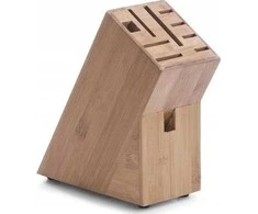 Zeller Bamboo Bambukinis peilių stovas, peilio blokas - 22x22x9cm