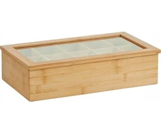 Bamboo Bambuko arbatos dėžutė maišeliuose - 10 skyrių, ZELLER