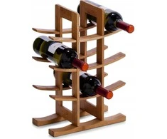 Zeller,Wine Shelf Bamboo