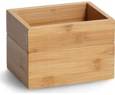 PIECES Organizatorius kosmetikai, bambukas, 2 vnt., ZELLER