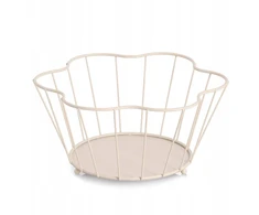 Zeller Metalowy koszyk na owoce , smėlio spalva, Ø 30 cm