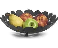 Metal fruit basket, Ø 29 cm, juodas, ZELLER