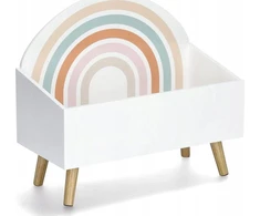 Vaikiška skrynia ZELLER RAINBOW, įvairių spalvų, 58×28×52 cm