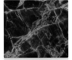 Stiklinė apsauginė plokštė MARBLE Juodas viryklei — didelė, ZELLER