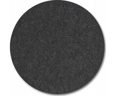 Dark Veltinio padėklas stalui, Ø 38 cm, tamsiai pilkas, ZELLER