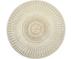 Apsauginis kilimėlis, dekoratyvinis stalo kilimėlis - auksinis, Ø 41 cm, ZELLER