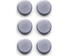 PIECES Magnetai užrašams, nerūdijančio plieno, 6 vnt., ZELLER
