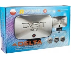 Zelmart RTV antena DVB-T antena 2in1 išorinė ir vidinė Delta prod. lenkas
