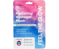 Beauty Formulas Drėkinamoji hidrogelio kaukė Drėkinamoji hidrogelio kaukė su hialurono rūgštimi ir vitaminu E 1 vnt.