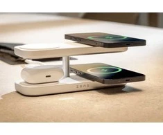 ZENS QUATTRO WIRELESS CHARGER PRO 4 Baltas