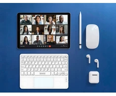 Zenwire belaidė „Bluetooth“ klaviatūra su jutikliniu skydeliu SLIM telefonui, planšetiniam kompiuteriui, iPad Zenwire WLK-619