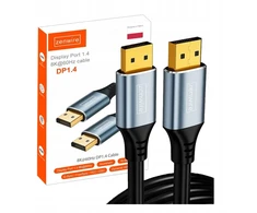 Zenwire DisplayPort 1.4 kabelis, adapterio laidas DisplayPort monitoriui 2K 4K 8K 2m