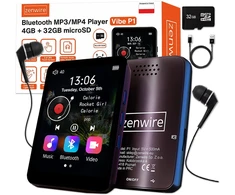Zenwire Grotuvas Przenośny MP3 MP4 Bluetooth FM radijas Diktofonas SD Ausinės 36GB